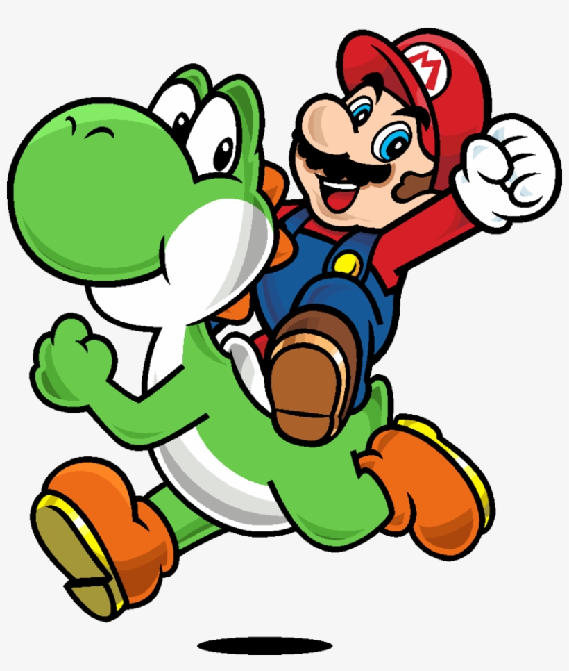 Yoshi Clipart Mario Brothers - Super Mario Yoshi 2d, transparent png #318931