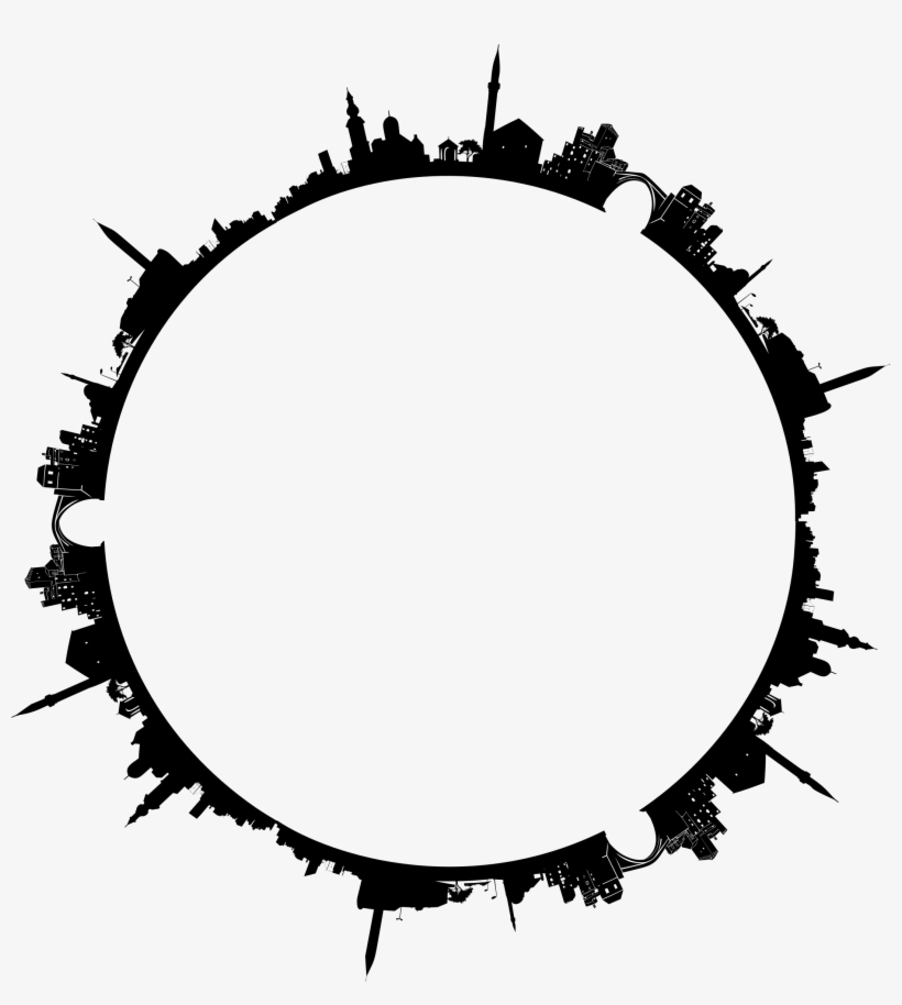 This Free Icons Png Design Of City Skyline Radial, transparent png #319157