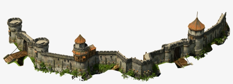 Wall Lvl 13-20 Bottom - Fortification, transparent png #319160