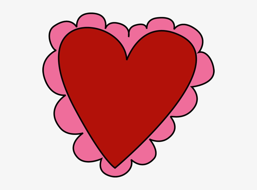 Pink And Red Valentineu0026 - Valentines Day Heart Clipart, transparent png #319412