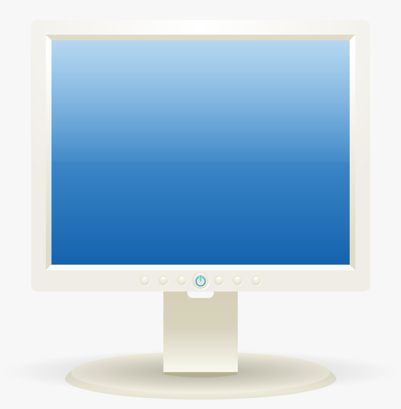 Computer Lcd Display - Computer Monitor Clip Art, transparent png #319508