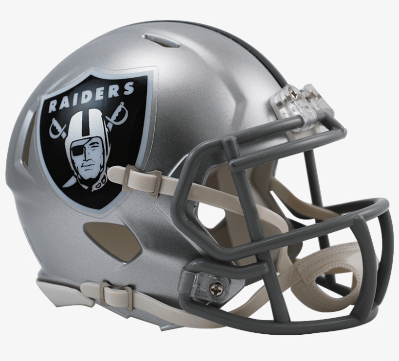 Download - Riddell Oakland Raiders Speed Mini Helmet, transparent png #319766