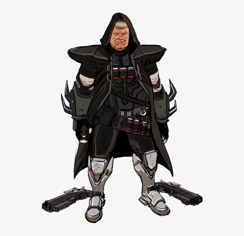 Hanzo Before Complaining About His Team's Composition, - Donald Trump As Hanzo, transparent png #319874