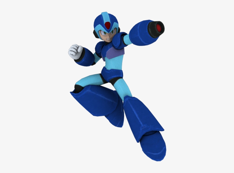 Download Zip Archive - Megaman X Smash Bros Trophy, transparent png #319921