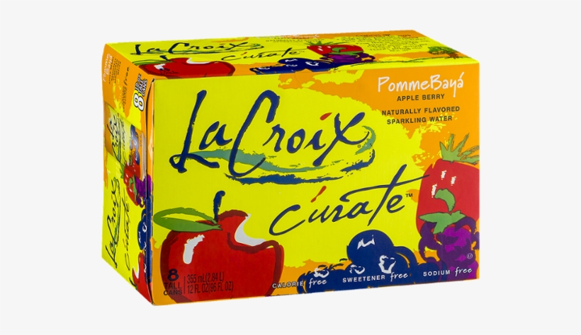 Lacroix - 100 Natural Sparkling Water Apple Cranberry, transparent png #3100511
