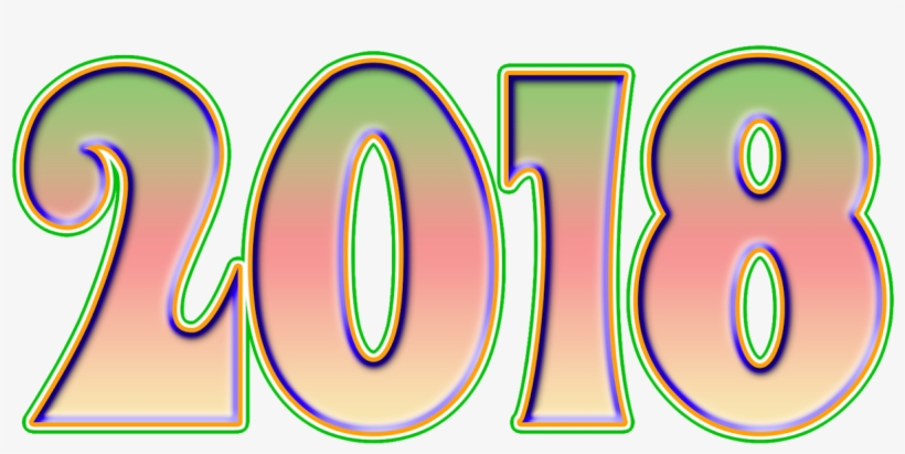 Two Line Shayari 2018 3d Hd In Hindi Image - Happy New Year 2018 4k, transparent png #3100786