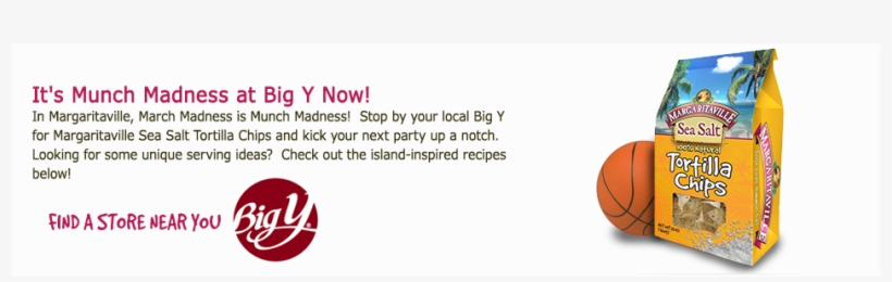 Margaritaville Tortilla Chips & Dip - Big Y, transparent png #3100829