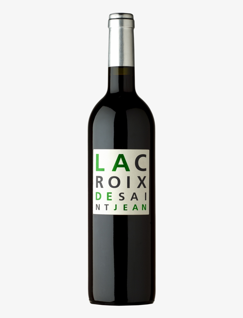 La Croix De Saint Jean Minervois Cuvee Michel - Glass Bottle, transparent png #3100851