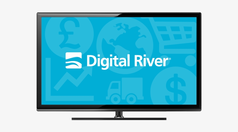 Digital River Lcd Plasma Screen Television - X Digital, transparent png #3101181