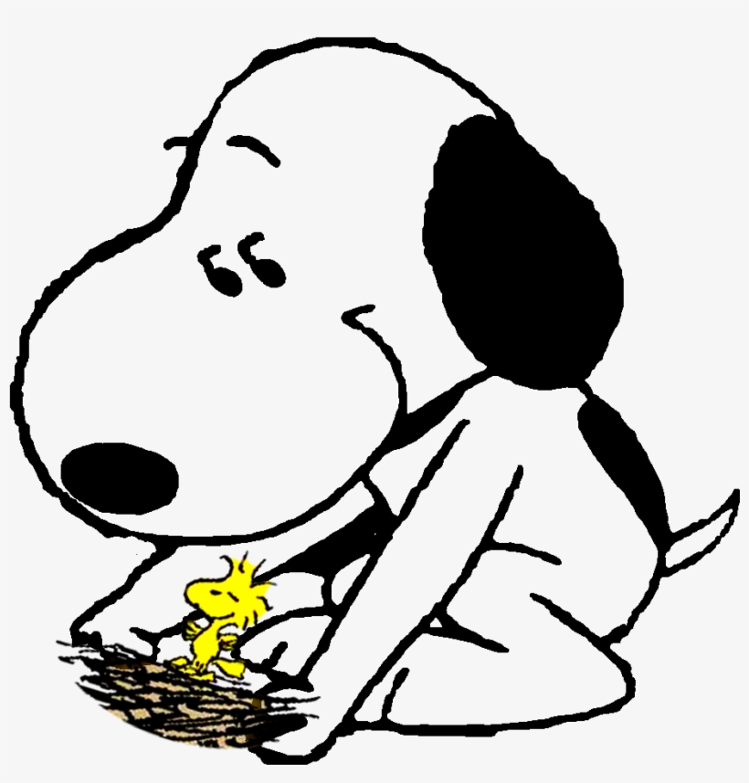 Snoopy Cuidando Do Ninho Junto Com O Woodstock - Illustration, transparent png #3101460