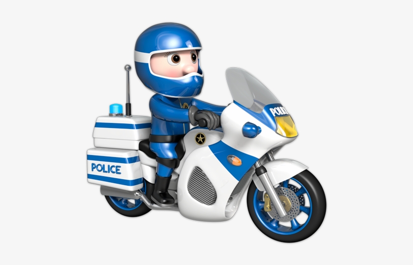 Moto Policía - Policias Infantiles, transparent png #3101569