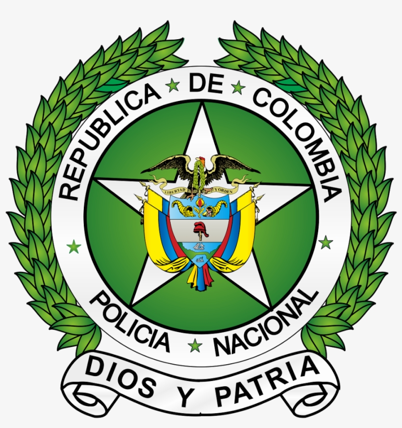 Policia Colombia Logo Vector - Colombia, transparent png #3101729