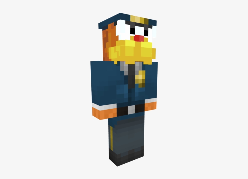 Gaturro-policia - Skin De Policia En Minecraft, transparent png #3101963