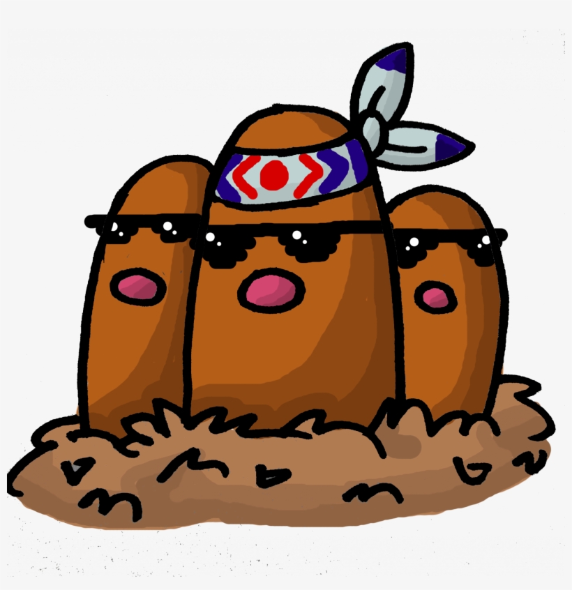 Dugtrio, transparent png #3102066