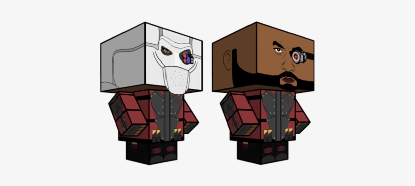 Click To See Printable Version Of Deadshot Paper Toy - Paper Model, transparent png #3102663