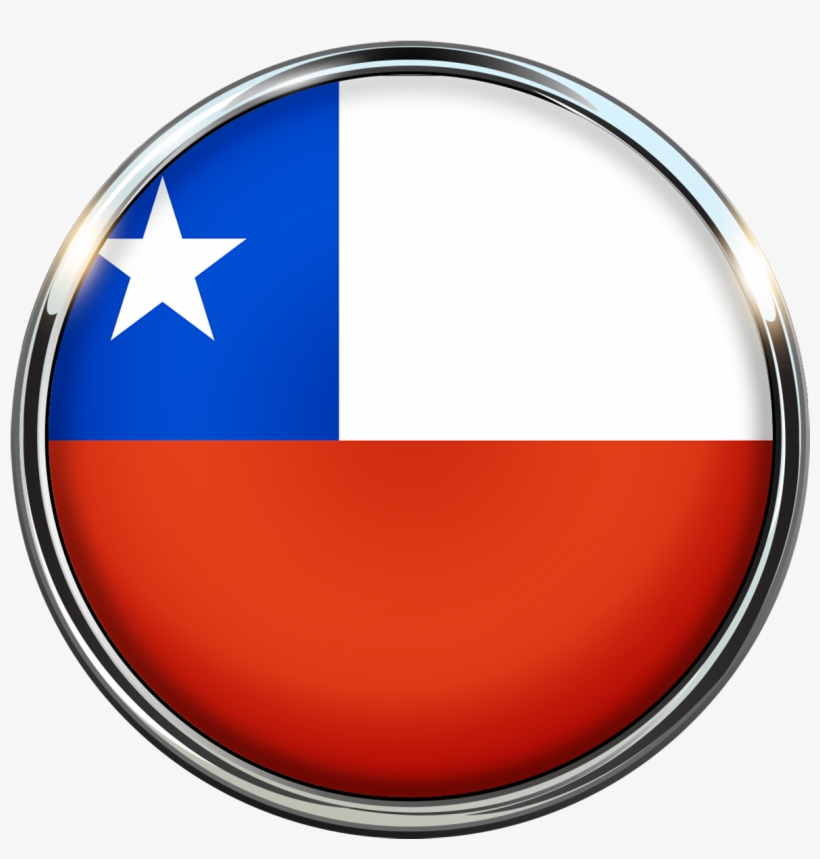 Chile Flag Chilean Flag Blue Sky 1524520 - Bandera De Chile En Circulo, transparent png #3102779