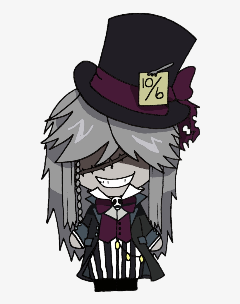 Black Butler Chibi Form - Black Butler Chibi Undertaker, transparent png #3102811