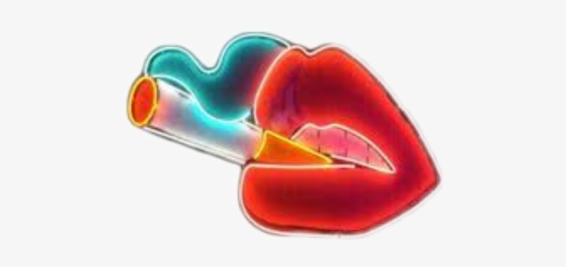Report Abuse - Neon Lips, transparent png #3103004