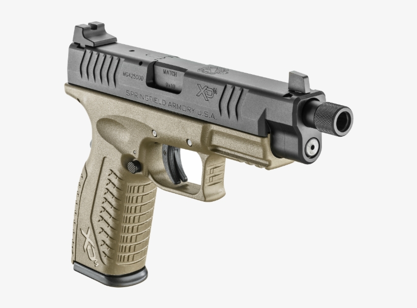 Springfield Xdm - Springfield Xdm 9mm Threaded Barrel, transparent png #3103029