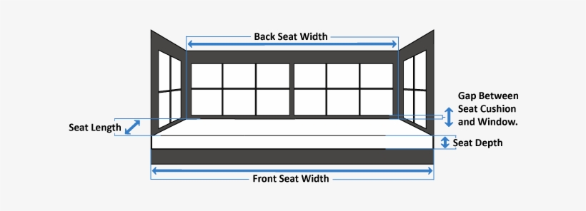 Awesome Bay Window Seat Cushions ~ Interior - Bay Window Seat Dimensions, transparent png #3103256