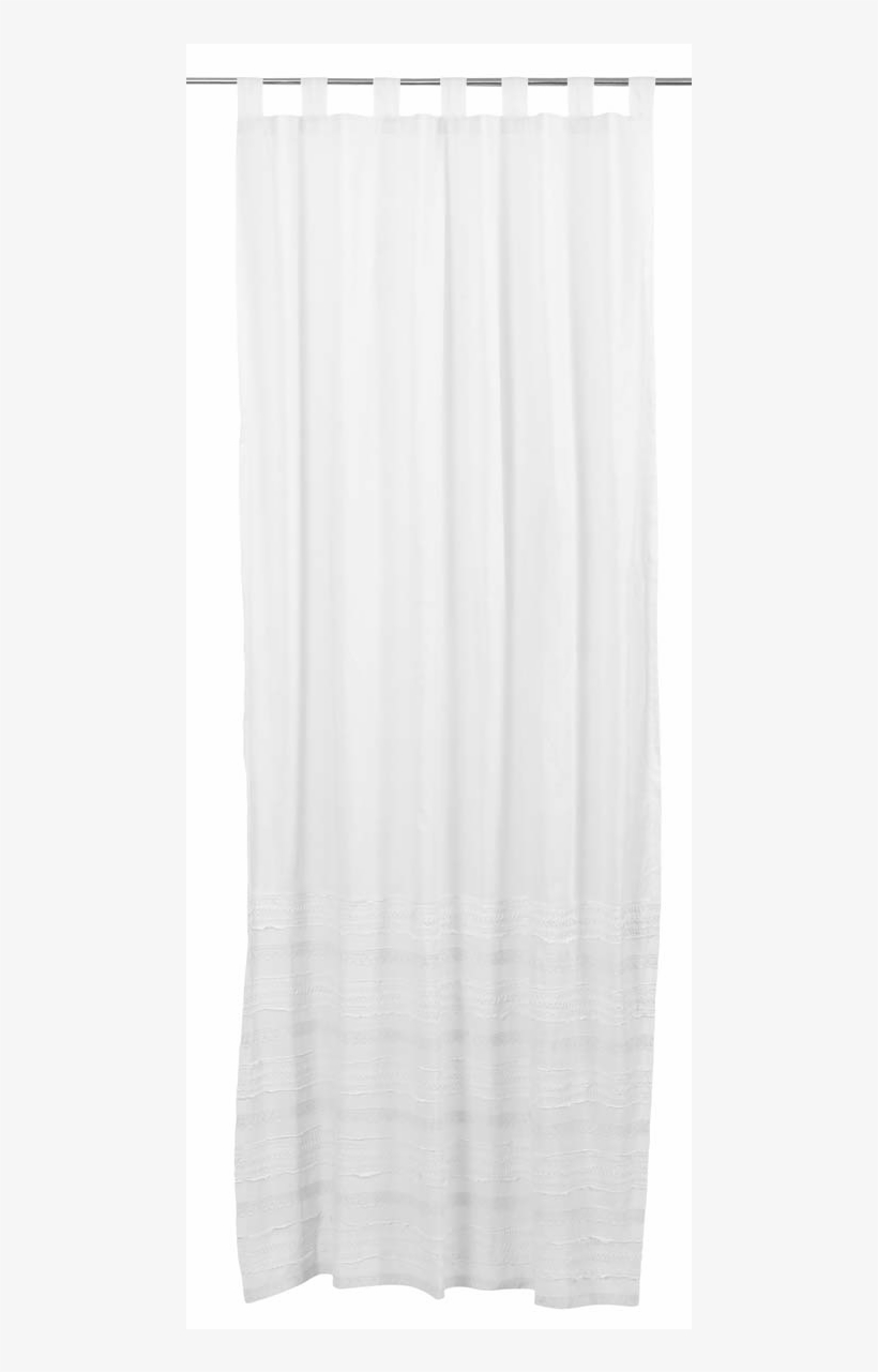 Vhc Brands Jasmine White Tab Top Panel Solids 29468 - Window, transparent png #3103779
