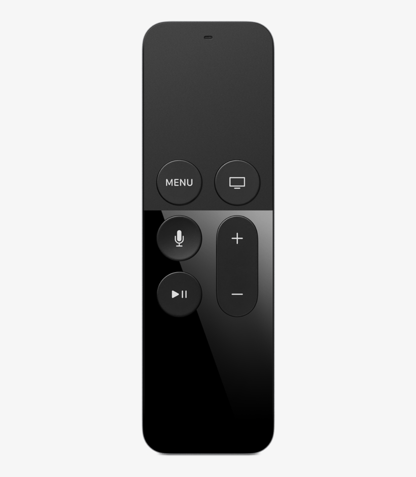 Apple Siri Remote - Apple Tv Remote, transparent png #3104358