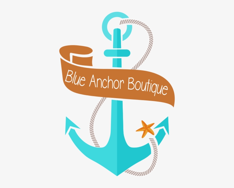 Elegant, Playful, Retail Logo Design For Blue Anchor - Anchor, transparent png #3104499