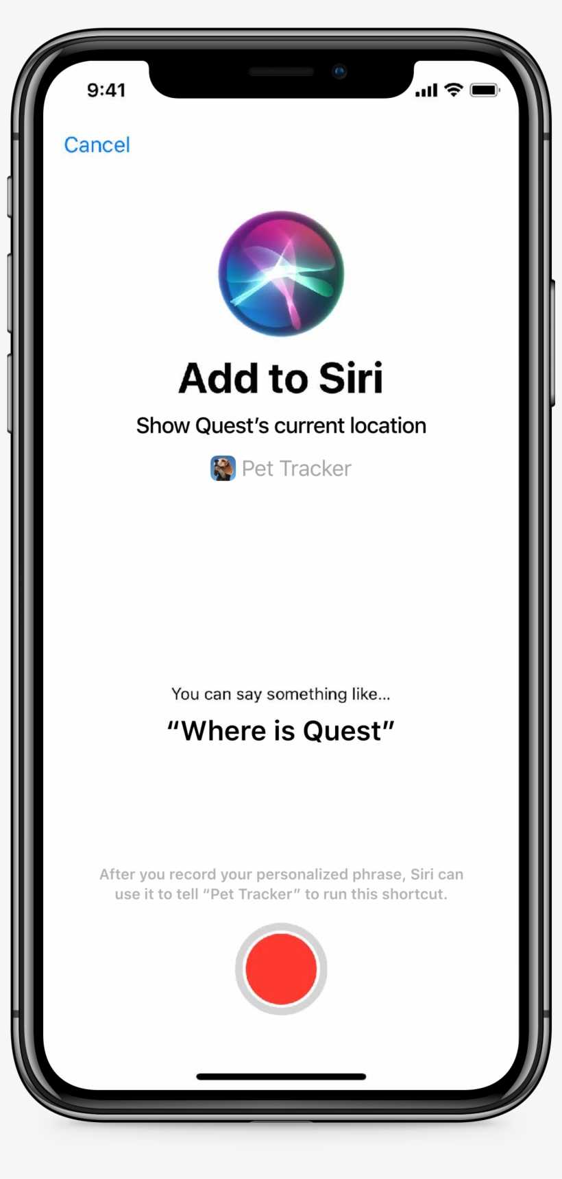 Example Of “add To Siri” - Ios 12, transparent png #3104531