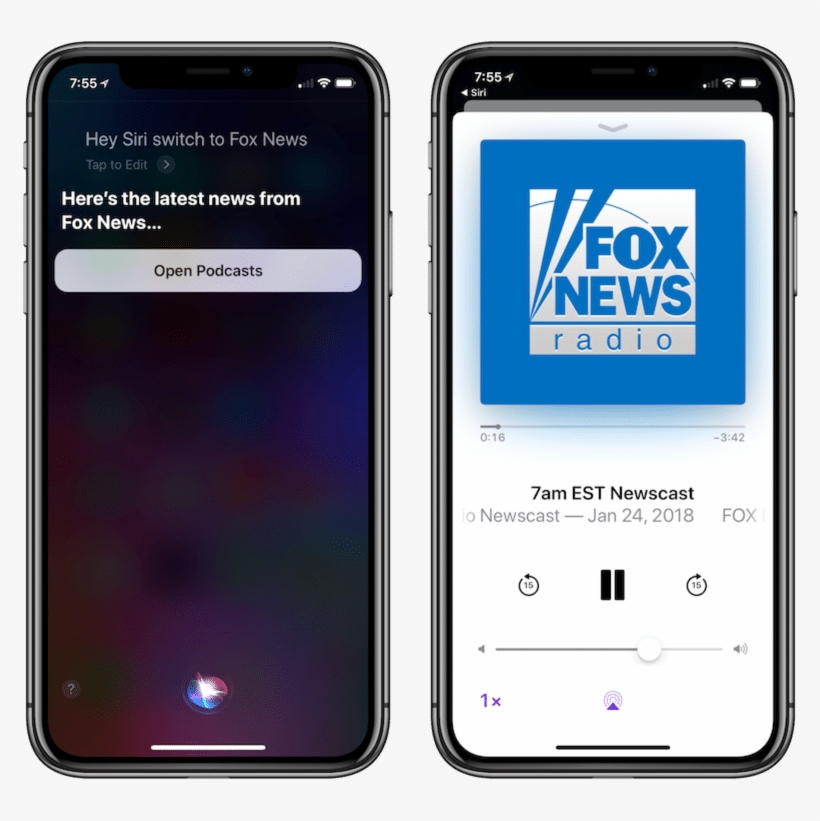 Siri News Ios 11 - Fox News, transparent png #3104585