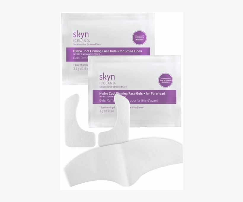 Skyn Iceland Hydro Cool Firming Face Gels - 8 Patches, transparent png #3104644