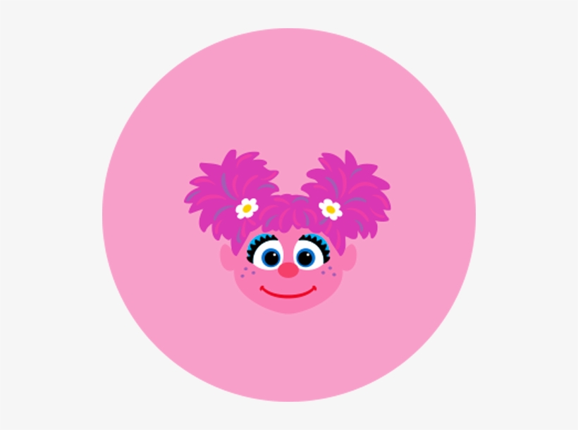 Abby Sesame Street Circle, transparent png #3104727