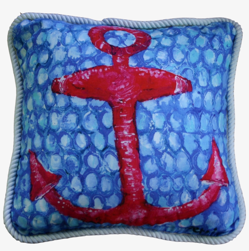 My Island Anchor Pillow, transparent png #3104761