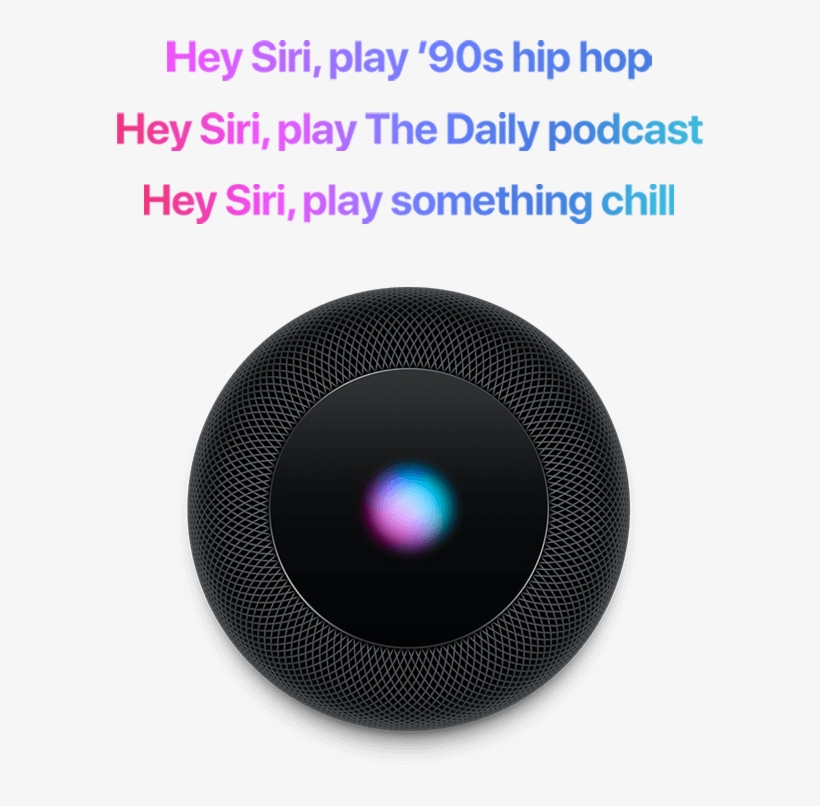 Hey Siri, Play '90s Hip Hop - Homepod, transparent png #3104784