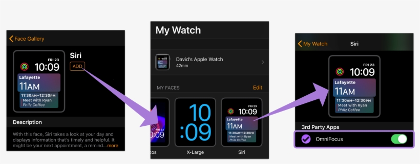 Enabling Omnifocus As A Data Source For Siri Shortcuts - Apple Watch, transparent png #3104850