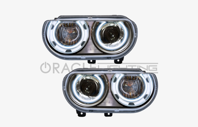 Oracle Lighting Headlights With Amber Plasma Halos, transparent png #3105153