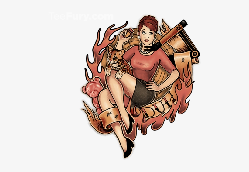 Cheryl Tunt From Archer By Megan Lara - Styleart Duh Mug - Pack Of 5 - Mug1-white-anqz~packof5, transparent png #3105335