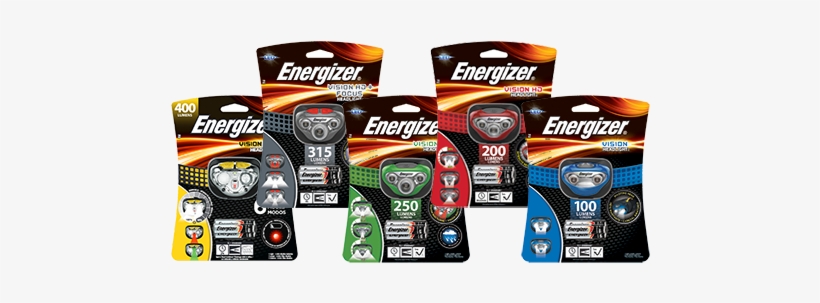 Energizer® Vision Led Headlights - Energizer Vision Hd Led Headlamp (batteries Included), transparent png #3105589