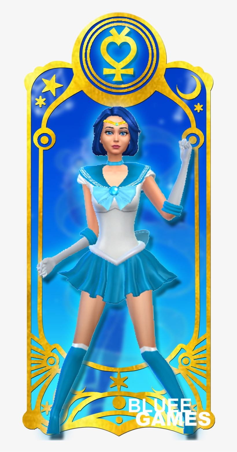 Sailor Moon Crystal - Sailor Mercury, transparent png #3105825