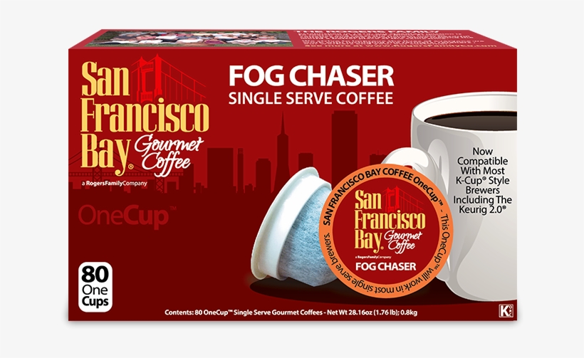 Fog Chaser Coffee, 80 Ct - San Francisco Bay Gourmet Coffee, transparent png #3105868