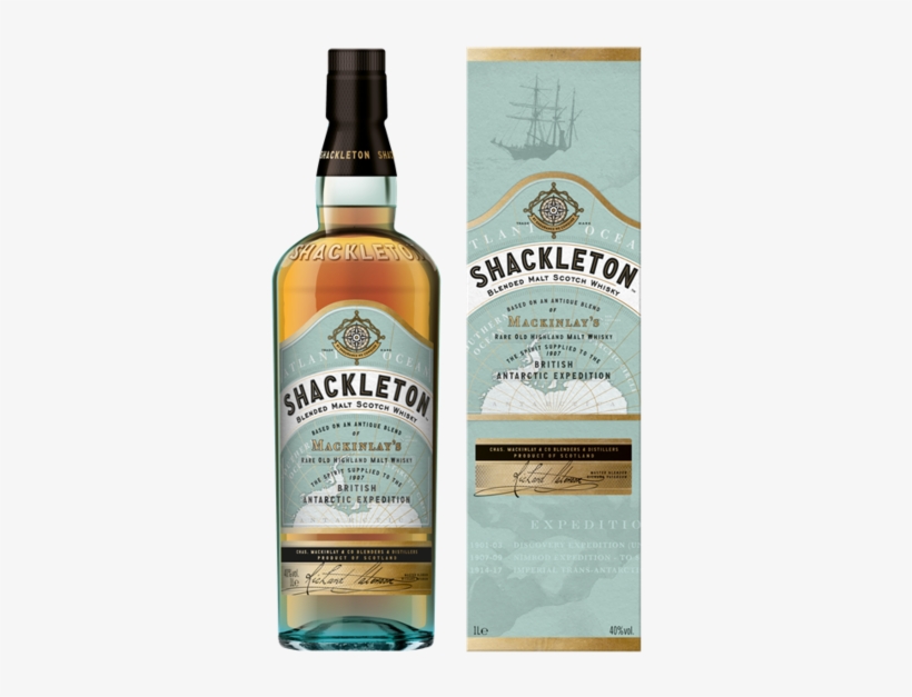 Shackleton Blended Single Malt Scotch Whisky 40% Vol - Shackleton Blended Malt Blended Malt Scotch Whisky, transparent png #3105887