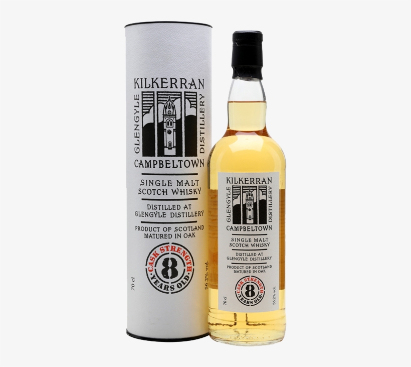 Kilkerran 8 Year Cask Strength Single Malt Whisky - Kilkerran 8 Cask Strength Review, transparent png #3105957