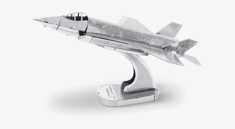 Picture Of F35 Lightning Ii - F-35 Lightning Ii - Metal Earth 3d Model, transparent png #3105979