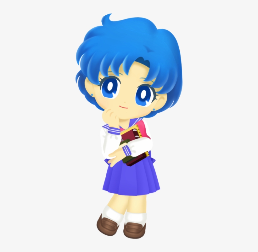 Sailor Moon Drops - Super Sailor Mercury Sailor Moon Drops, transparent png #3106011