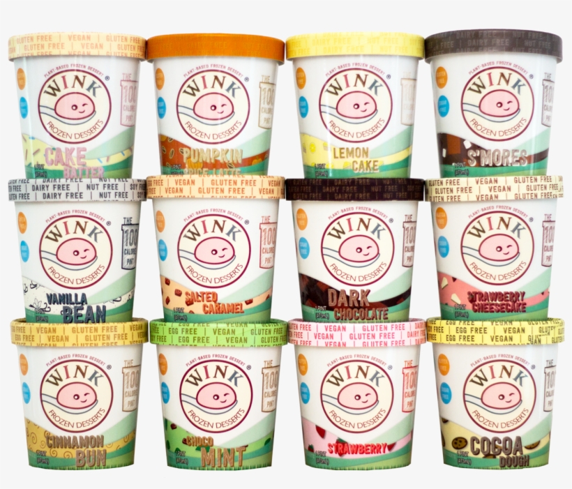 100 Calorie Pack - Wink Frozen Desserts, Vanilla Bean - 1 Pint, transparent png #3106049