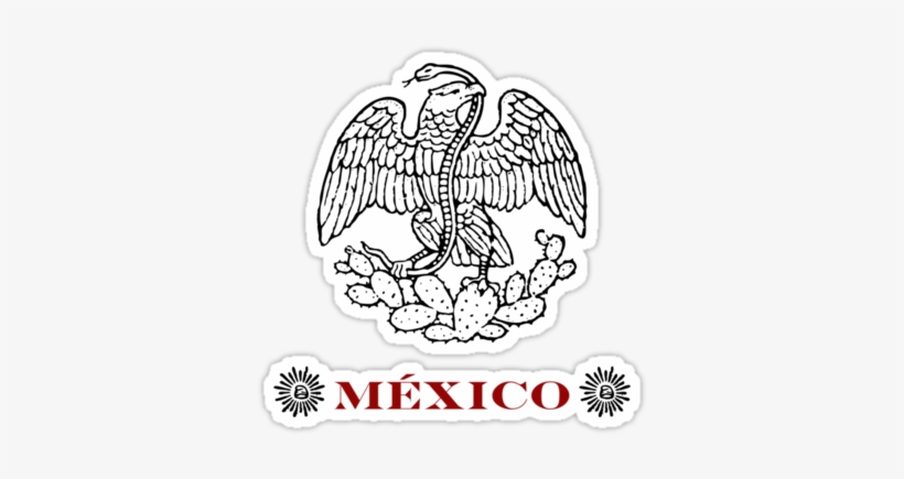 Mexican Flag Eagle Png Download " - Dibujo Del Aguila Mexicana, transparent png #3106050