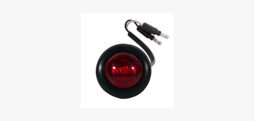 Mini Round Red 2 Wire Clearance Marker Light - Light, transparent png #3106354