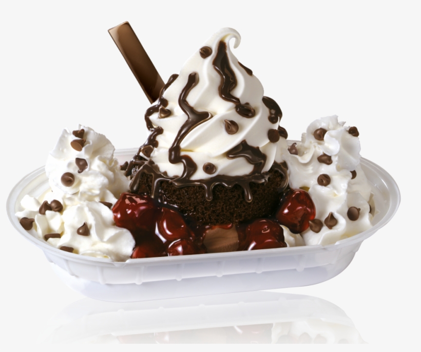 Black Forest - Black Forest Soft Ice Cream, transparent png #3106465