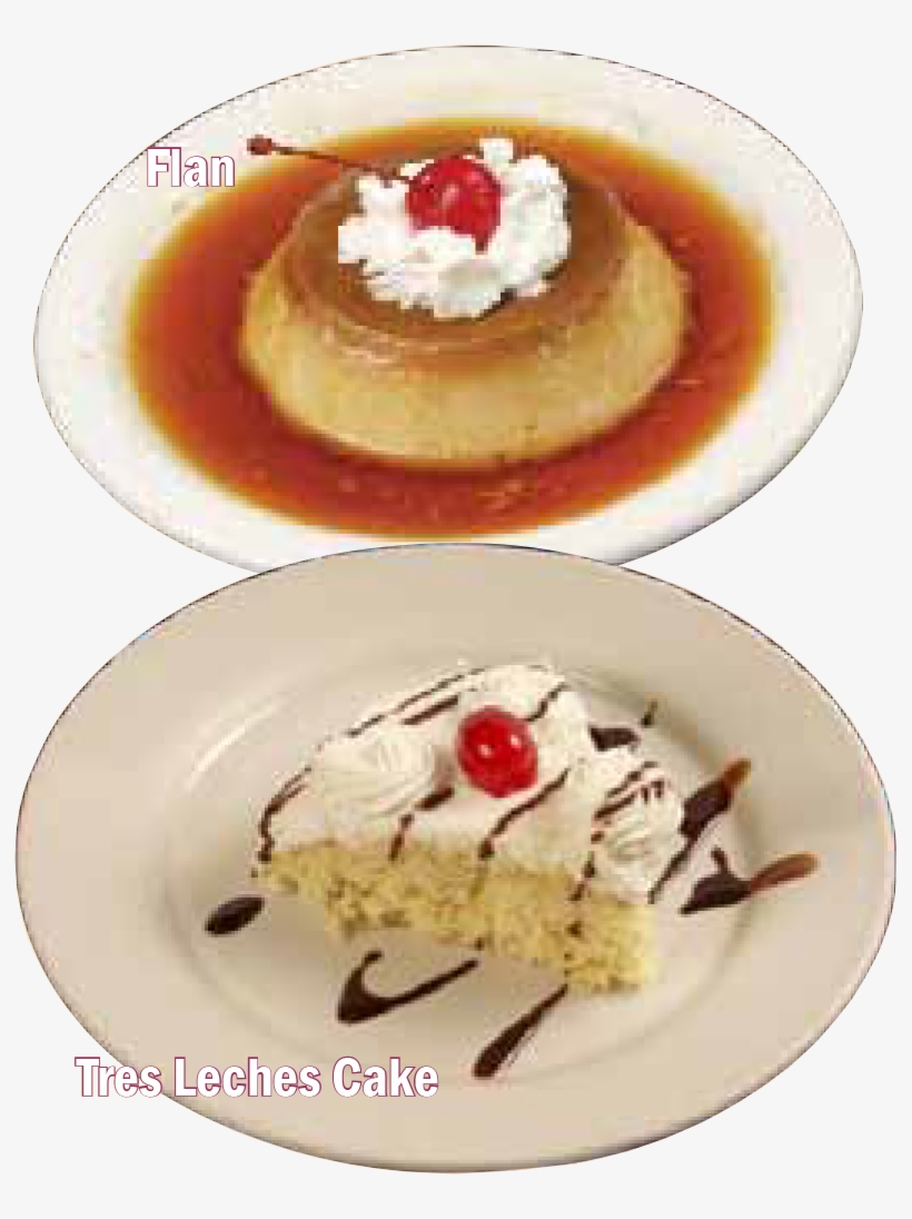 Flan And Tres Leches Cake - Mexican Flan, transparent png #3106492