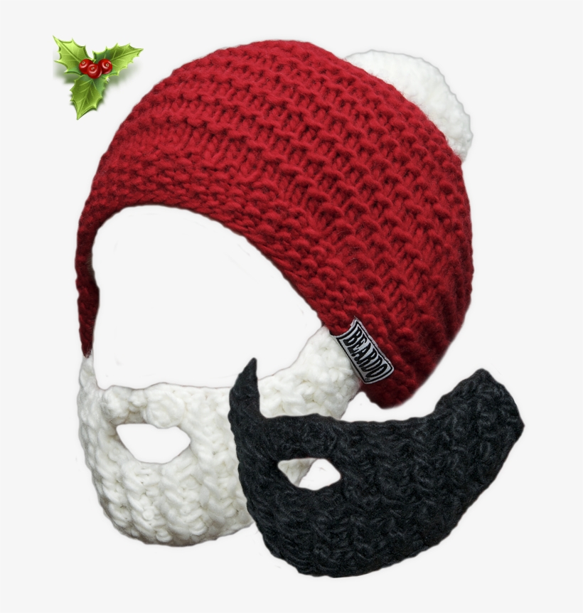 Santa Beardo Combo - Hat With Santa Beard, transparent png #3106596