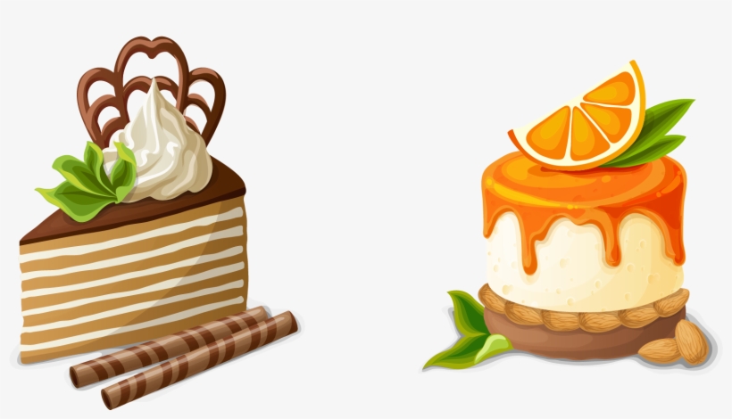 Chocolate Cheesecake Vector Fruit - Dessert Vector Png, transparent png #3106628